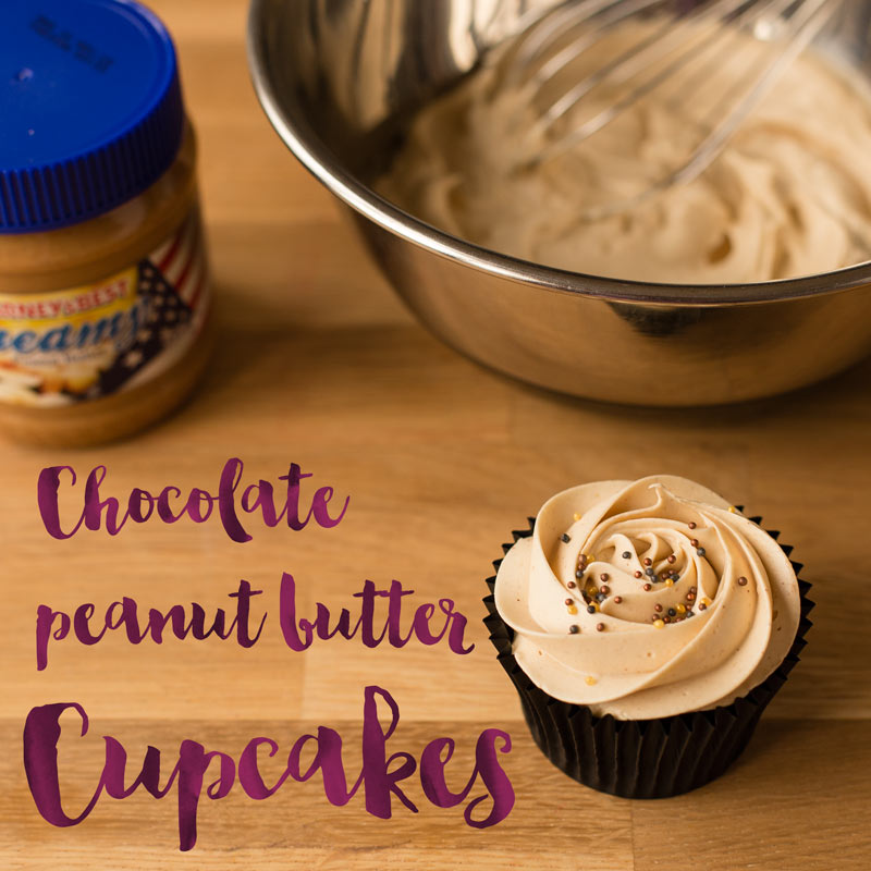Minh Cakes Recipe Chocolate Peanut Butter Cupcakes - Schokolade Erdnussbutter Cupcakes