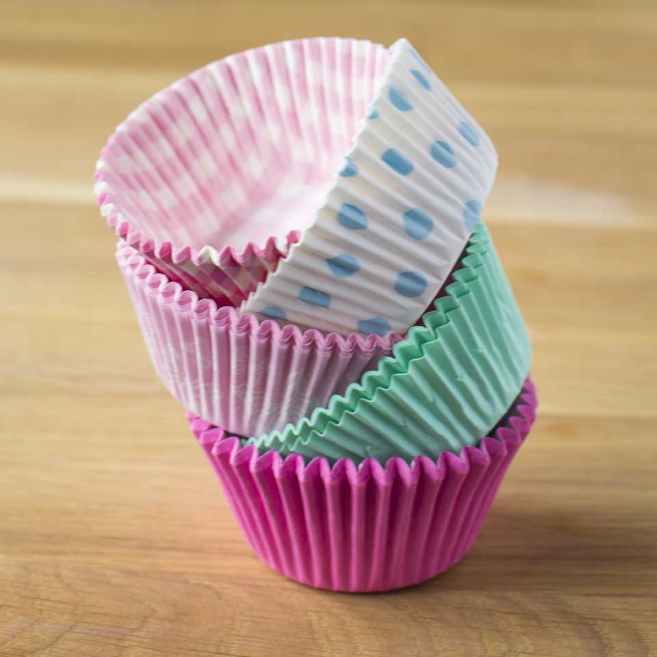 100pcs original rond gâteau papier détient Sulfurisé Cuisson Cupcake Cases