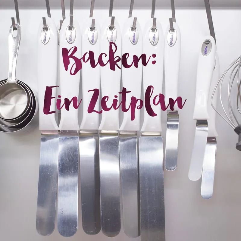 Minh Cakes Zeitplan Backen Titel